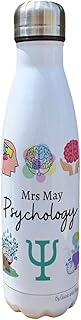 Personalised Psychology Teacher Insulated Bottle - Gift for Psychology Lovers - Personalised Psychology Student Thermal Flask - Water Bottle