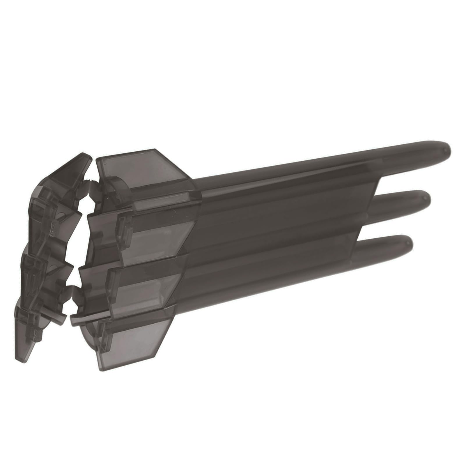 Aoresac Pokrowiec na Darta, Uniwersalne Przenośne Pudełko na Rzutki Etui z ABS 3 Rękawy do Przechowywania z klamrą ze Stopu Aluminium, łatwe do Przenoszenia, Doskonała Ochrona, (Czarny)