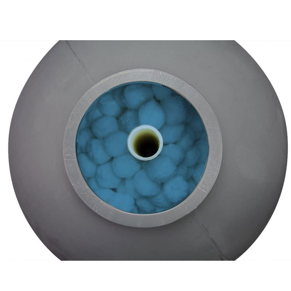 Rx Clear Lot de 2 médias filtrants bleus pour filtres à sable de piscine | Alternative au sable et au verre filtrant | La technologie spécialisée aide à garder les piscines propres | Dure plusieurs