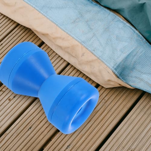 Rouleau de quille de remplacement solide bleu pour remorque de bateau
