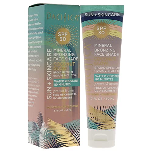 Pacifica 30.0 Spf Mineral Bronzing Face Shade Spf 30 - Coconut Glow Sunscreen Lotion Unisex 1.7 Oz, #TOP3