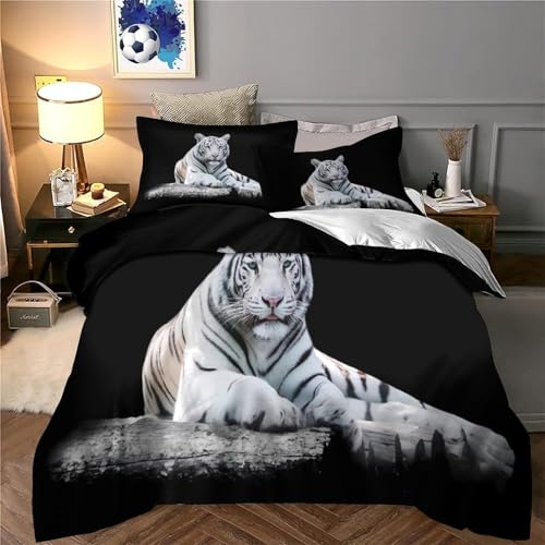 Parure de lit 260x220cm lapins en microfibre respirante super king - 6