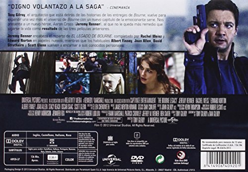 El Legado De Bourne - Edición Horizontal [DVD]