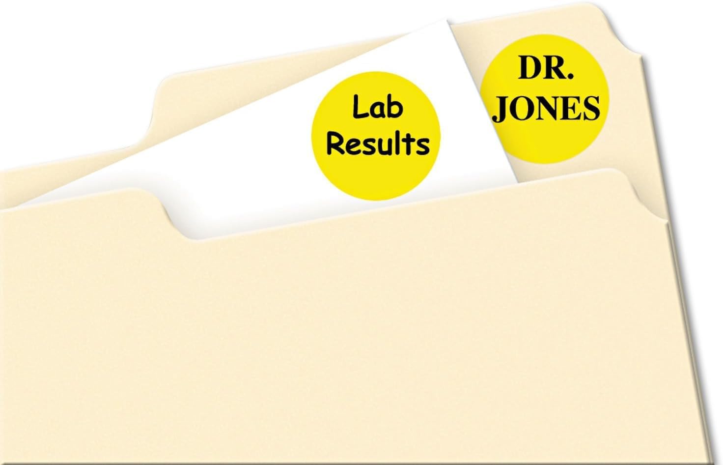 Printable Self-Adhesive Removable Color-Coding Labels, 0.75" dia, Yellow, 24/Sheet, 42 Sheets/Pack, (5462), Sold as 2 Pack image 2