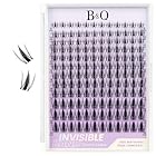 B&Q Wimpern Extensions 144pcs Fairy Lash Cluster Unsichtbares Band Manga Lashes 8-16mix Unsichtbare Wispy NatüRliche Wimpern Cluster 7 Tage Halt Lazy Girl Manga WimpernverläNgerung(Fairy 8-16mix)