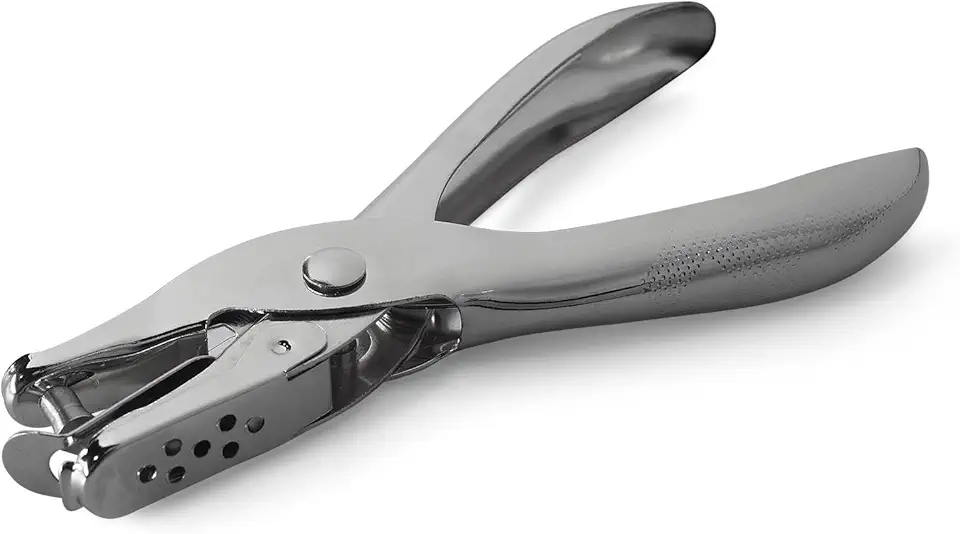 Perfurador De Papel 1 Furo Metal 6Mm P/8Fls. - 93814