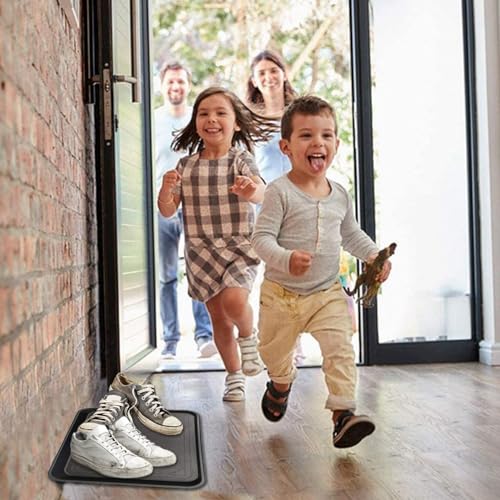 Plateau à chaussures anti-boue protège-sol imperméable pour entrée - 5