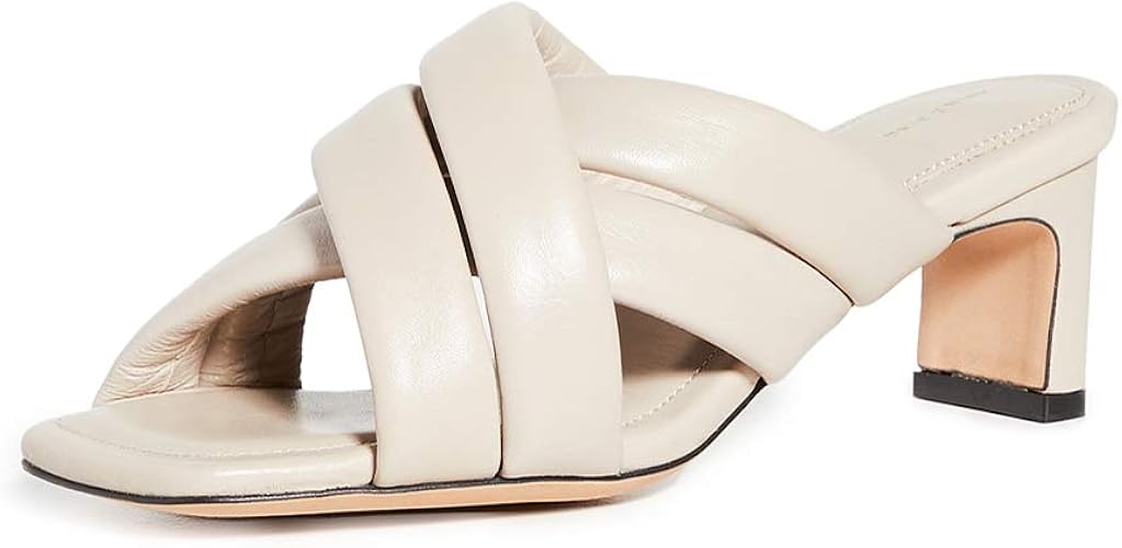 Amazon.com | ANINE BING Women's Cade Sandals, Beige, Off White, 6 Medium US | Flats