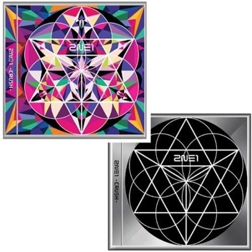2NE1 NEW ALBUM [CRUSH] Pink or Black Edition Package K-POP Sealed 2NE1