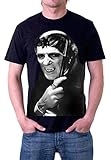 Dark Shadows Barnabas Collins Jonathan Frid Vampire T-Shirt by Jerry Jackson MADE IN THE USA (XXX-Large)