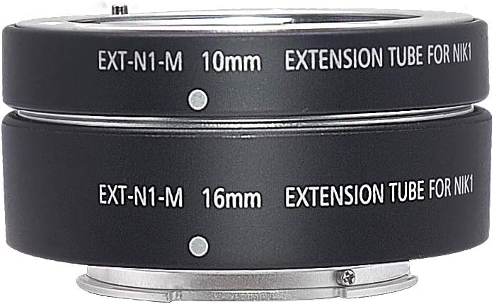 Auto Macro Focus EXT-N1 AF Extension Tube Ring Adapter Set for Nikon 1 Mount Lens Camera J1 J2 J3 V1 V2