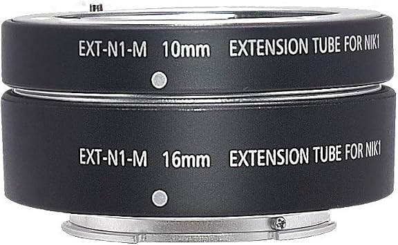 Auto Macro Focus EXT-N1 AF Extension Tube Ring Adapter Set for Nikon 1 Mount Lens Camera J1 J2 J3 V1 V2