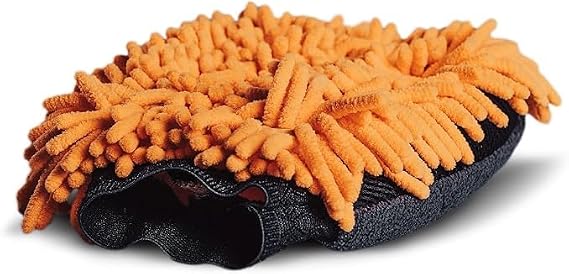 Mayaglory Premium Mikrofiber Oto Yıkama Eldiveni - Çift Taraflı Şönil Dokulu, Çizmez ve Ultra Emici Araç Temizlik Eldiveni
