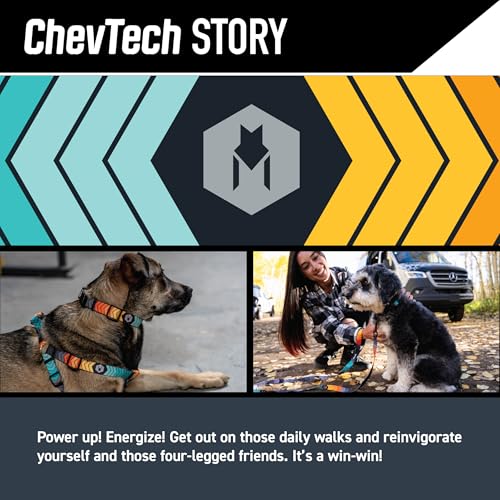 Wolfgang Heavy Duty Dog Leash, Pull-Tested to Over 800 lbs for Walking & Training, ChevTech Print, Large by Wolfgang Man & Beast - Image 2