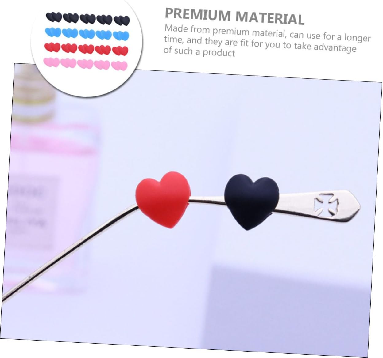20pairs Anti-slip Silicone Eyeglasses Retainers Comfortable Ear Grip Hooks for Eyewear Fit for Adults and Boy Girl Includes Each Black Red Blue