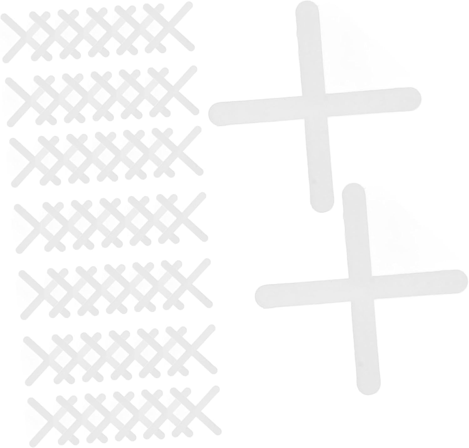 8000pcs Cross Shape Tile Spacers for Leveling Thickness Ceramic Floor Positioning Tools Reusable Grout Joint for Efficient Tiling and Installation