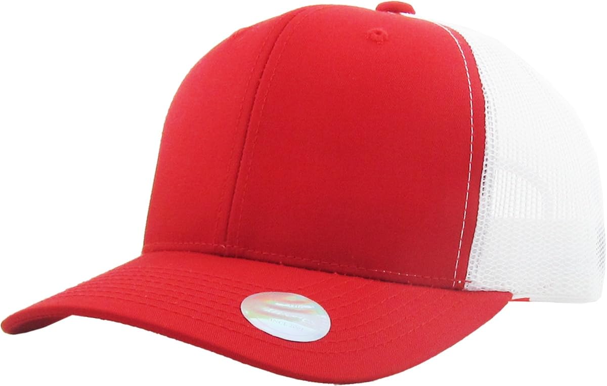 Classic 6 Panel Cotton Twill Mesh Trucker Cap Hat Adjustable Snapback Hat