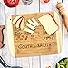 Totally Bamboo A Slice of Life South Dakota State Serving and Cutting Board, 11