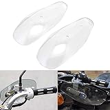 Motorcycle Universal Handguard Hand Guards Wind Cold Protector Windshield Windscreen Deflectors For