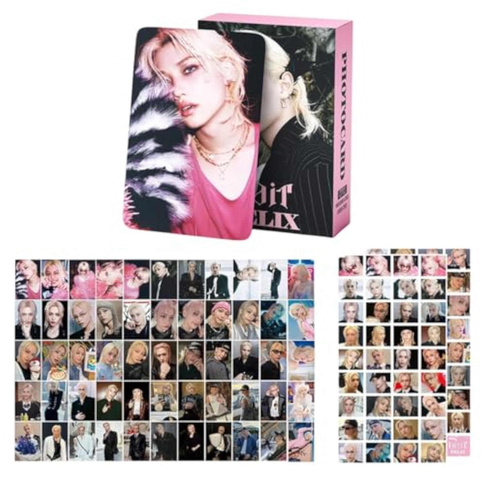 127Pcs Kpop Photocard & Sticker Set, Stray Kids Collection
