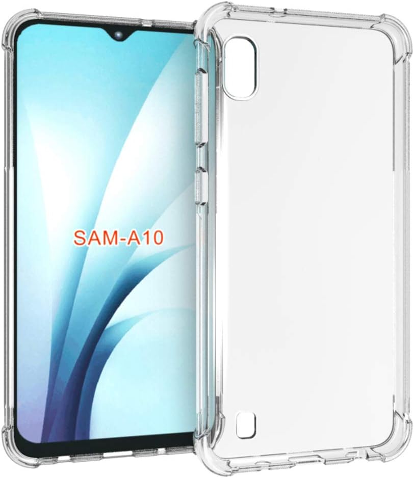 Samsung Galaxy A10 Case[not fit Galaxy A10e 5.8"], Soft TPU Crystal Transparent Slim Anti Slip Full-Body Protective Phone Case Cover for Samsung Galaxy A10 6.2"(Clear Anti-Shock TPU)