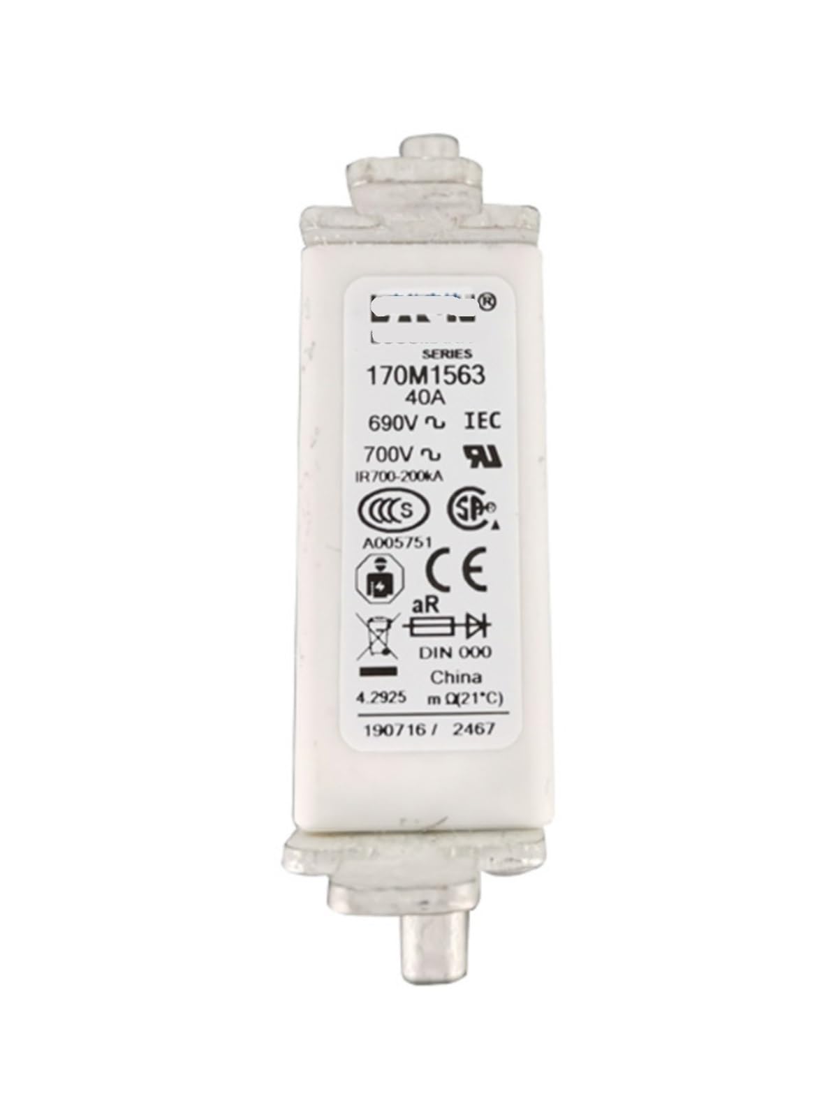 VDOQTLJT 170M1563 Low Voltage Fuse Quick Blow fuse170M1563