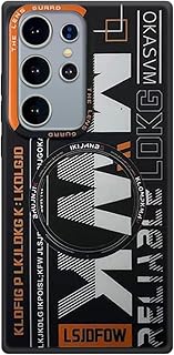 NEXT STORE Original Silicone Case Compatible with Samsung S23 Ultra - Full Camera Protection with Raised Edges - Shock Absorption Cover - Charging Support - by NextStore (Black)