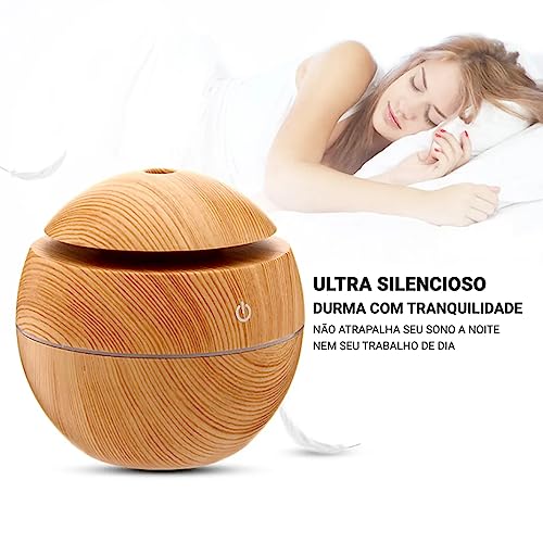 Umidificador De Ar Portátil Purificador Ultrassônico USB Difusor De Aromas Mini Aromatizador De Ambi