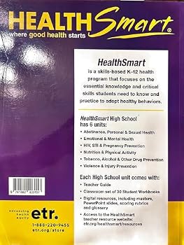 Health Smart, High School, 3rd Edition, Emotional and Mental Health, Teacher Guide.