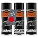 Produktbild TRISTARcolor Autolack Spraydosen Set für Hyundai HL Hiphop Red/Retro Red Grundlack Basislack Klarlack Sprühdose 400ml