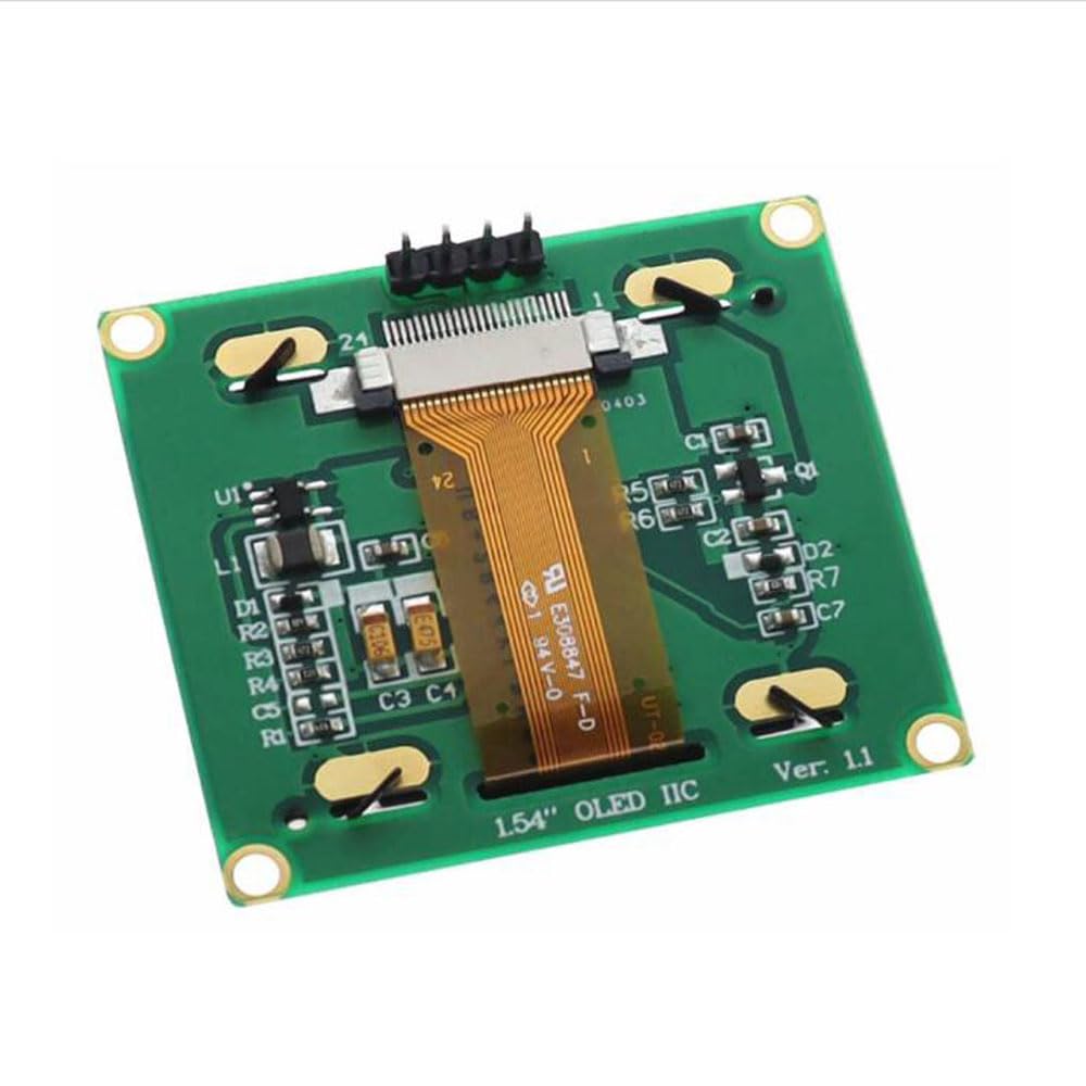 1.54 Inch OLED Display IIC Interface 128X64 LCD Module SSD1309 Module 4-Pin Blue