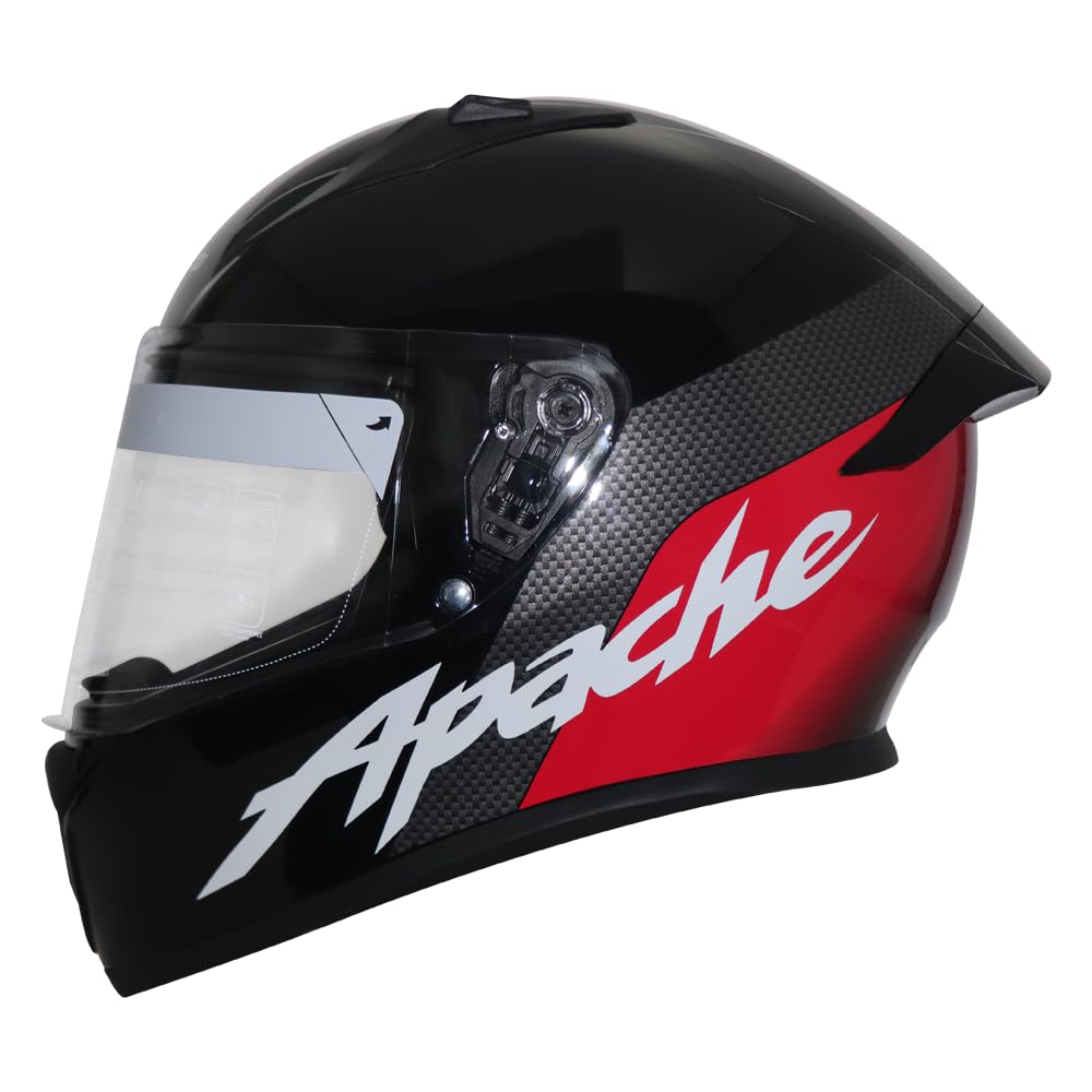 TVS Racing Apache Themed Full face Helmet Black & Red-image-29