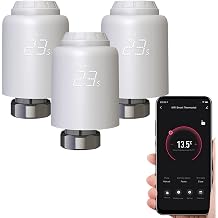 Smart WiFi Radiator Valve - Tuya/Smart Life App Control, No Hub Needed, Energy Saving Programmable Schedule, Voice Control Alexa/Google home
