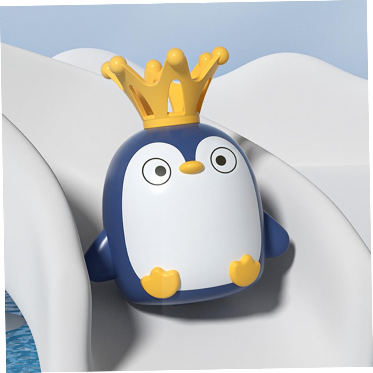 Toyvian Juguete de Baño para Bebés en Forma de Pingüino Aspersor de Agua, Material Abs Suave sin Rebabas, Adecuado para Estimular el Baño de Niños Pequeños