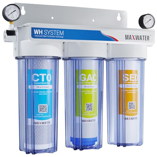 Max Water 3-Stage Whole House Water Filtration System