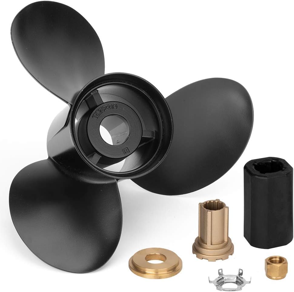VIF Boat Propeller fit Mercury Mercruiser Alpha One/Bravo One Outboard Motos 135-300 HP 2& 4-Stroke (14 1/2Diax19P#48-832830A45 with hub Kits, 3-Blades Mercury/MerCruiser 135-300HP)