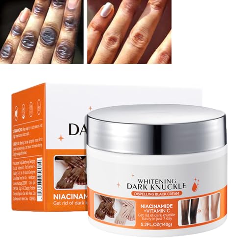 faglowmify 5.2oz Large Dark Knuckle Whitening Cream,Skin Bleaching For Dark Knees and Elbows,Body Moisturizing Strong Joint Whitening Cream for Clavicle,Neck,Niacinamide Vitamin C Dark Spot Corrector Remover
