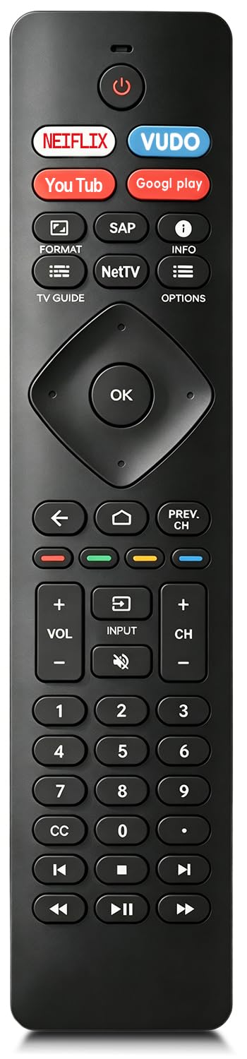 Universal for Philips TV Remote Replacement, for All Philips Smart TVs