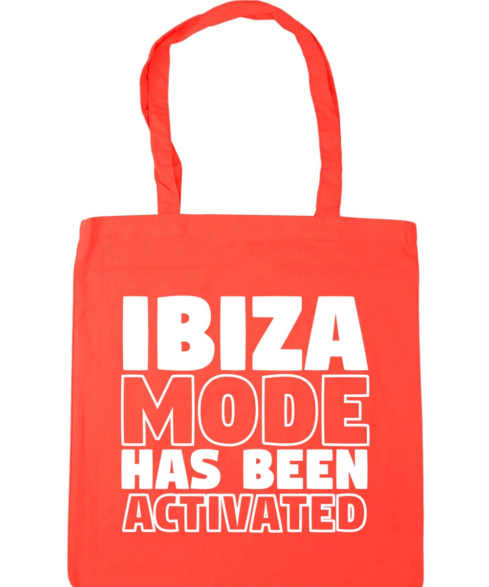Hippowarehouse Ibiza mode has been activated Tote Shopping Gym Beach Bag 42cm x38cm, 10 litres