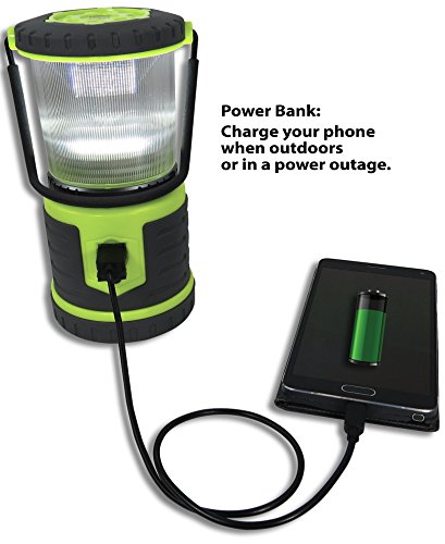Tough Light Led Rechargeable Lantern - 200 Hours Of Light Plus A Phone Charger For Hurricane, Emergency Or Camping, Long Lasting Battery- Free 2 Year Warranty #TOP1