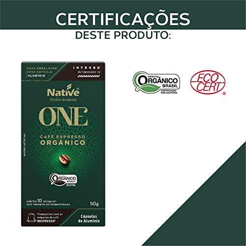 Café Orgânico em Cápsulas Intenso Native 50g