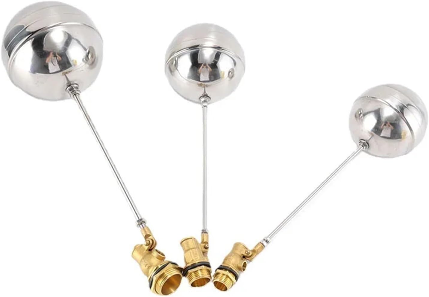 DN15/20/25/32/40 Brass Float Valve Cold Hot Water Tank 1/2" 3/4" 1" Floating Ball Valve Stem Flow Control(DN50)