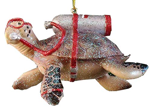 18 Most Wonderful Scuba Diver Ornaments for Christmas 20 December Diamonds Tortuga Scuba Diving Sea Turtle Christmas Ornament