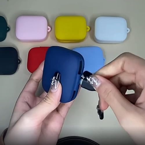 Miniatura 6 de Funda para OnePlus Buds Pro 2, bonita funda de silicona suave con llavero con pompón para OnePlus Buds Pro 2 funda protectora de auriculares