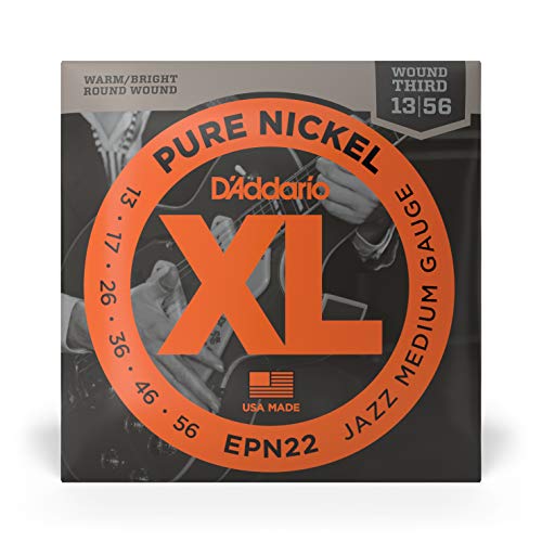 D'Addario XL Pure Nickel Electric Guitar Strings #TOP3