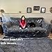 Evelots Clear Couch Cover - Thick Heavy Duty Vinyl 3 Seat Sofa Cover for Protection Against Cat & Dog Clawing - Stain & Dust Protector - Waterproof Slipcover for Moving & Storage