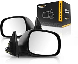 For Toyota Tundra 2003 2004 Door Mirror Driver and Passenger Side | Pair | Power | Non-Heated | Chrome | Regular/Access Cab | SR5 | Replacement For TO1320191, TO1321191 | 879400C040, 879100C040