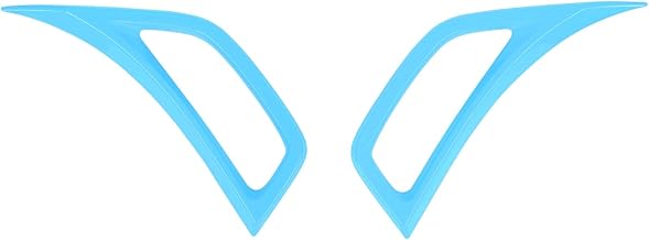 Voodonala for Jeep JL ABS Side Air Conditioning Vent Outlet Decoration Trim for 2018-2025+ Jeep Wrangler JL JLU Gladiator JT 4xe Light Blue