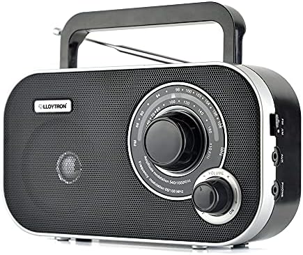 Lloytron N2405BK Calypso 2 Band AM/FM Portable Radio - Black