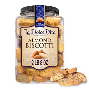 La Dolce Vita Almond Biscotti, 40oz Jar